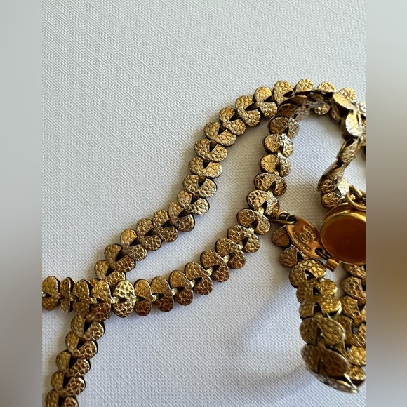 Chanel medallion cc logo gold metal necklace - vintage - Picture 3 of 4